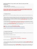 Link giải đề thi olympic tin học 2010 và 2011