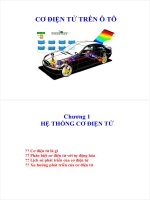 Cơ điện tử trên ô tô 1