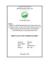 Nghiên cứu tình hình nhiễm bệnh phân trắng lợn con giai đoạn sơ sinh   21 ngày tuổi nuôi tại trại lợn nguyễn văn chiêm xã đạo tú   huyện tam dương   tỉnh vĩnh phúc và so sánh hiệu quả của 2 phác đồ điều trị  