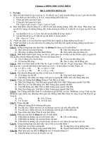 Bài tập trắc nghiệm và tự luận Vật lý 10