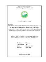 Quy trình chăm sóc, nuôi dưỡng gà cáy củm sinh sản tại chăn nuôi động vật hoang dã của chi nhánh nghiên cứu và phát triển động thực vật bản địa tại xã tức tranh   huyện phú lương   tỉnh thái nguyên  