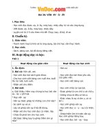 Giáo án Tiếng Việt 1 bài 36: Vần AY  Â  ÂY 