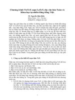 Chương trình VieTeX soạn LaTeX cho văn bản Toán và  Khoa học tự nhiên bằng tiếng Việt.