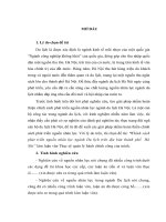 Luận văn chính sách phát triển nguồn nhân lực du lịch hà nội