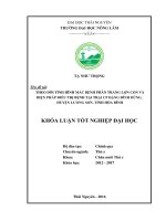 Theo dõi tình hình mắc bệnh phân trắng ở lợn con và biện pháp điều trị bệnh tại trại CP đặng đình dũng, huyện lương sơn   tỉnh hòa bình  
