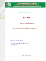 SLIDE DỰ BÁO MỰC NƯỚC TRẠM THỦY VĂN PHÚ THỌ