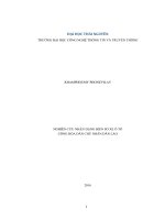 Nghiên cứu nhận dạng biển số xe ô tô cộng hòa dân chủ nhân dân lào 