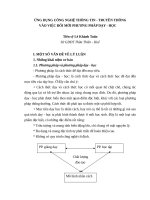 ỨNG DỤNG CÔNG NGHỆ THÔNG TIN  TRUYỀN THÔNG VÀO VIỆC ĐỔI MỚI PHƯƠNG PHÁP DẠY  HỌC