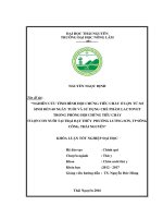 Nghiên cứu tình hình hội chứng tiêu chảy ở lợn từ sơ sinh đến 60 ngày tuổi và sử dụng chế phẩm lactovet trong phòng hội chứng tiêu chảy ở lợn con nuôi tại trại đạt thúy, 