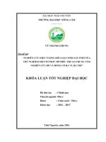 Nghiên cứu hiện tượng rối loạn sinh sản ở bò sữa, thử nghiệm một số phác đồ điều trị tại trung tâm nghiên cứu bò và đồng cỏ ba vì   hà nội  