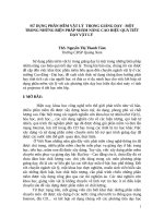 SỬ DỤNG PHẦN MỀM VẬT LÝ  TRONG GIẢNG DẠY  MỘT TRONG NHỮNG BIỆN PHÁP NHẰM NÂNG CAO HIỆU QUẢ TIẾT DẠY VẬT LÝ