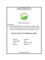 Áp dụng biện pháp phòng và trị hội chứng viêm vú, viêm tử cung, mất sữa trên đàn lợn nái, tại trại giống hạt nhân công ty cổ phần thiên thuận tường   tỉnh quảng ninh  