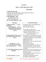 Giáo án Lớp 1 trọn bộ