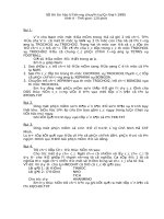 Đề thi Tin học trẻ không chuyên