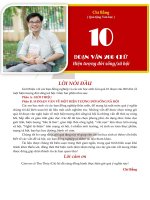 Chí Bằng 10 đoạn văn 200 về một HIỆN TƯỢNG Xã Hội