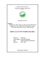 Nghiên cứu thực trạng và đề xuất giải pháp giảm nghèo bền vững theo tiêu chí nghèo đa chiều tại xã yên ninh   phú lương   thái nguyên 