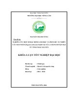 Nghiên cứu đặc điểm lâm học và phân bố tự nhiên cây xoan đào (pygeum arboreum endl) tại xã la bằng   huyện đại từ   tỉnh thái nguyên