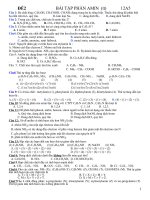 Chuyên đề aminaminoaxit cực hay