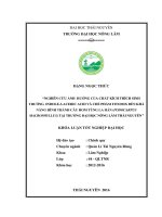 Nghiên cứu ảnh hưởng của chất kích thích sinh trưởng indole 3 aceric acid và fitomix đến khả năng hình thành cây hom tùng la hán (podocarpus macrophyllus) tại trường đại học nông lâm thá 