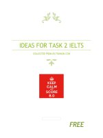 IELTS  80 IDEAS FOR 15 COMMON WRITING TASK 2 TOPIC