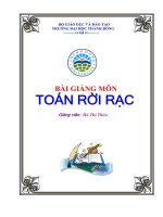 Bài giảng môn toán rời rạc