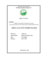 Nghiên cứu đặc điểm cấu trúc rừng Xoan đào (Pygeum arboreum Endl) tại xã Sảng Mộc  huyện Võ Nhai  tỉnh Thái Nguyên