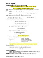 công thức sinh học 12