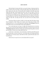Báo cáo thực tập Tài Nguyên và Môi Trường tại Công ty Cổ phần Môi trường Đô thị Lào Cai