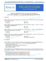 Tài liệu vật lý ôn thi ĐH