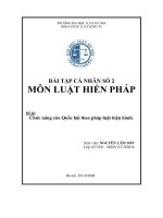 Đề tài chức năng của quốc hội theo pháp luật hiện hành   luận văn, đồ án, đề tài tốt nghiệp 