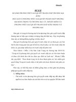 Đề tài so sánh phương thức giải quyết tranh chấp thương mại bằng hoà giải và phương thức giải quyết tranh chấp thương mại bằng trọng tài thương mại 