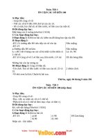 Giáo án trọn bộ Toán 2 