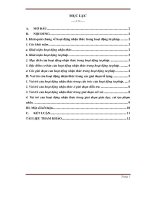 Đề tài phân tích vai trò của hoạt động nhận thức trong các giai đoạn tố tụng (điều tra vụ án hình sự, xét xử vụ án hình sự, giáo dục, cải tạo phạm nhân) rút ra kết luận   luận văn, đồ án, đề tài tốt nghiệp 