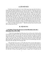 Đề tài phân tích chế định chủ tịch nước theo quy định của pháp luật hiện hành   luận văn, đồ án, đề tài tốt nghiệp 