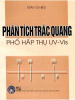 Phân tích trắc quang phổ hấp thụ UV vis 