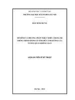 Mô hình và phương pháp triệt nhiễu trong hệ thống mimo OFDM có tính đến ảnh hưởng của tương quan không gian 