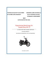 Repositioning brand image for yamaha sirius RC f1  a case study for yamaha vietnam  