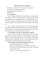 Nghiên cứu chế độ xử lý bã mía cho mục tiêu lên men bioethanol 