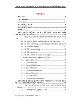 Nghiên cứu quá trình xử lý nước thải từ nhà máy chế biến nhựa thông 