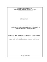 Thiết kế hệ thống đo nhiệt độ và xác định vị trí bệnh nhân qua mạng internet  