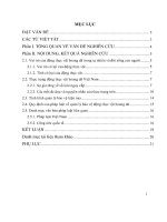 Tiểu luận tìm hiểu quy định của pháp luật về quản lý động thực vật hoang dã quý hiếm   luận văn, đồ án, đề tài tốt nghiệp 