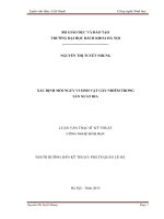 Xác định mối nguy vi sinh vật gây nhiễm trong sản xuất bia 