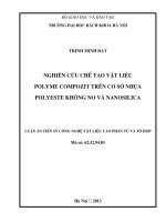 Nghiên cứu chế tạo vật liệu polyme compozit trên cơ sở nhựa polyeste không no và nanosilica 