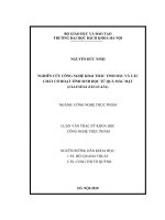 Nghiên cứu công nghệ khai thác tinh dầu và các hoạt tính sinh học từ quả mác mật 