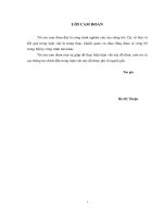 Nghiên cứu nâng cao chất lượng sản phẩm dinh dưỡng đặc biệt 