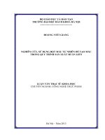 Nghiên cứu, sử dụng bột mầu tự nhiên để tạo mầu trong quy trình sản 