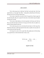 Nghiên cứu và xây dựng hệ thống quản lý an toàn thực phẩm ISO 2200002008 áp dụng tại nhà máy sữa tiên sơn 