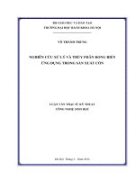 Nghiên cứu xử lý và thủy phân rong biển ứng dụng trong sản xuất cồn1 