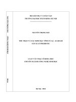 Thu nhận và xác định đặc tính của b   agarase sản xuất prebiotic 