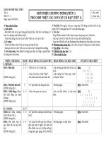 giáo án lớp 2 học kỳ 1